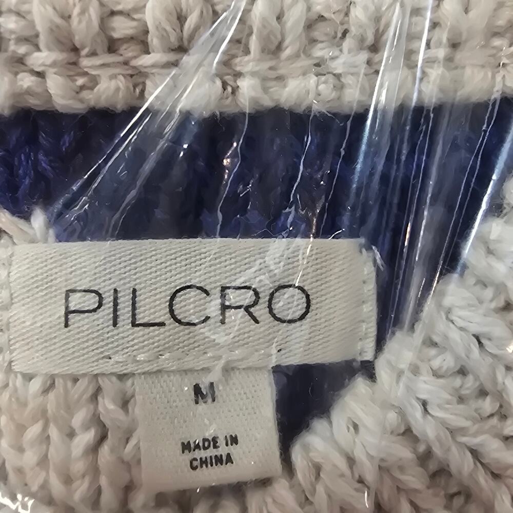NWT Anthropologie Pilcro Oversized Crew-Neck Cotton Sweater. Size M. Ret. $168 - Picture 9 of 12
